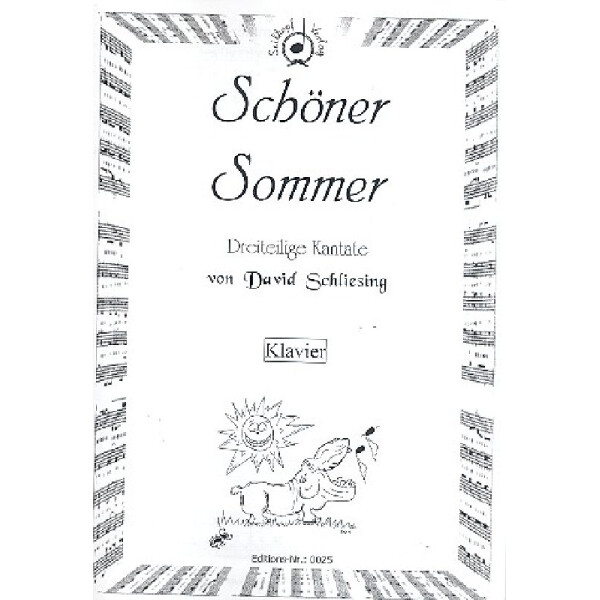 Schöner Sommer für Solisten, gem Chor,