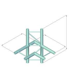 Alutruss Dekolock DQ2-SPAC44H 4-way corner sw