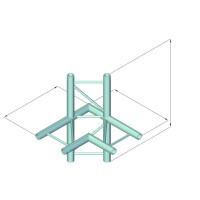 Alutruss Dekolock DQ2-SPAC44H 4-way corner sw