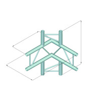 Alutruss Dekolock DQ2-SPAC44V 4-way corner sw