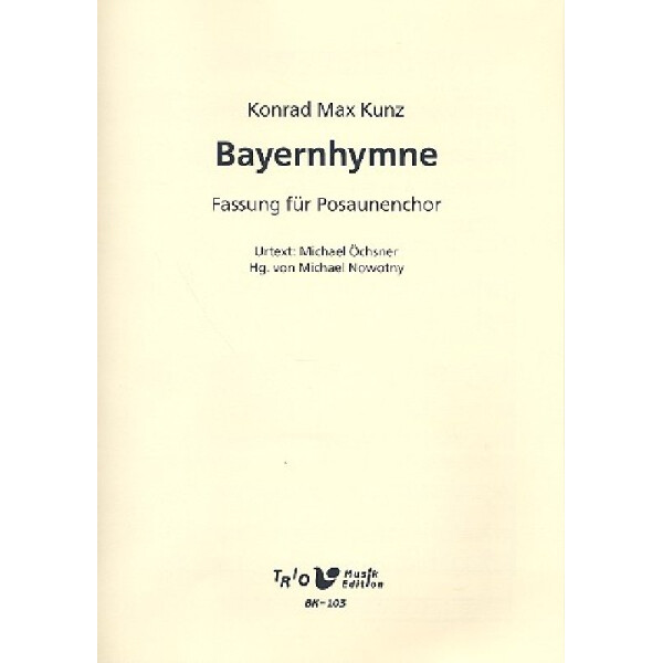Bayernhymne für Posaunenchor