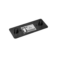 Alutruss Dekolock DQ2-WPM wall plate MALE black