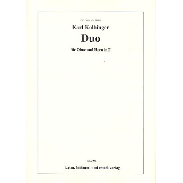 Duo für Oboe und Horn in F