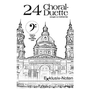 24 Choral-Duette f&uuml;r 2 C-Instrumente