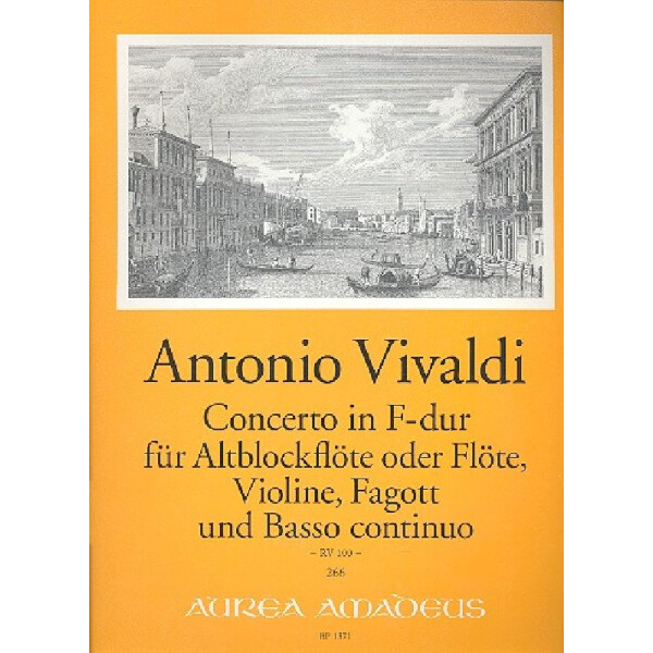 Konzert F-Dur RV100 für Altblockflöte (Flöte),