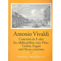 Konzert F-Dur RV100 für Altblockflöte (Flöte),