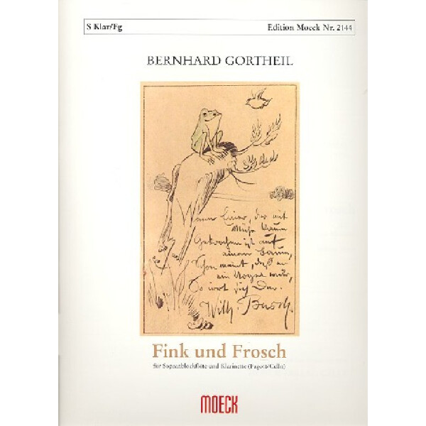 Fink und Frosch für Sopranblockflöte