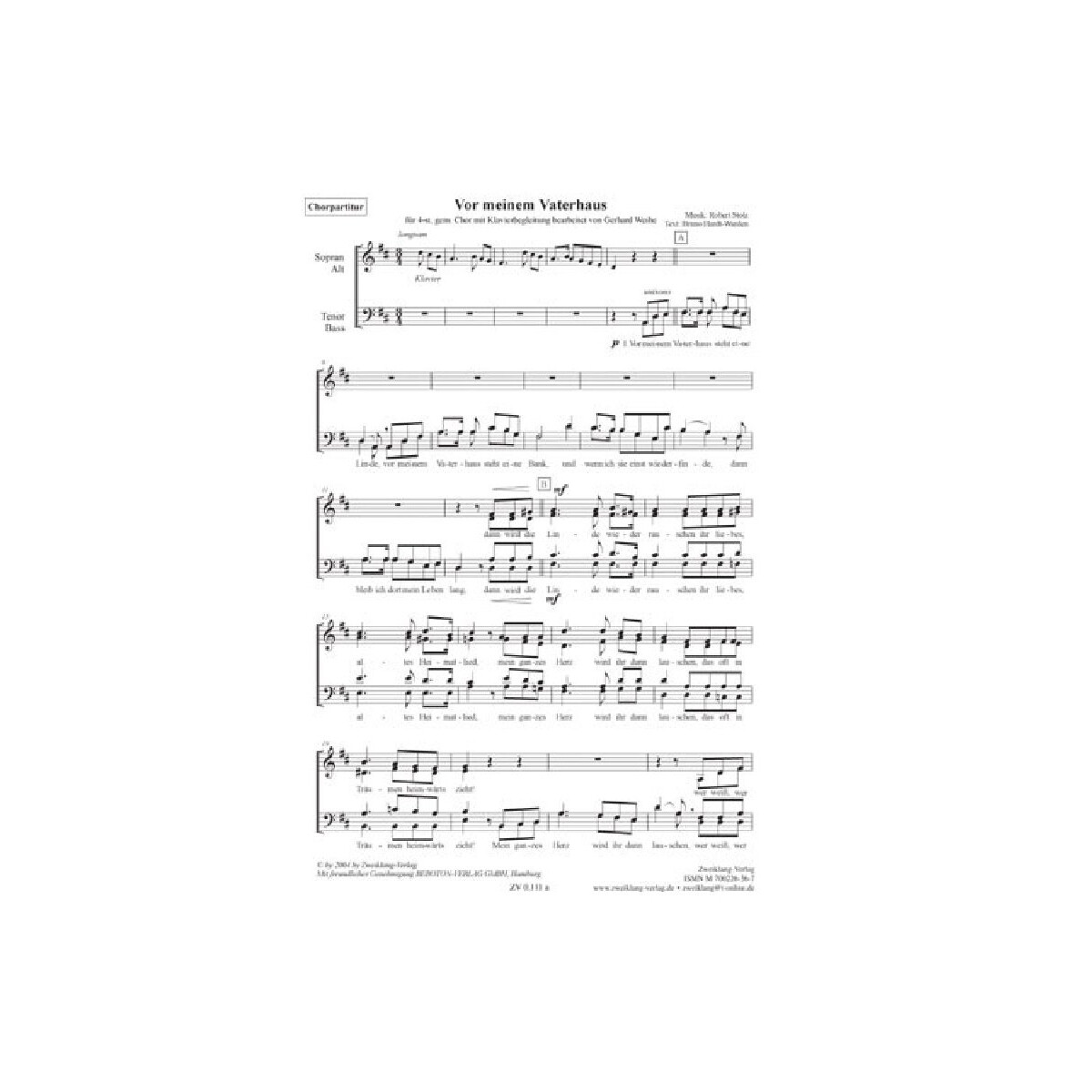 Vor meinem Vaterhaus steht eine Linde