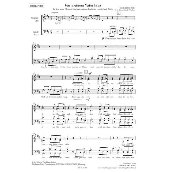 Vor meinem Vaterhaus steht eine Linde