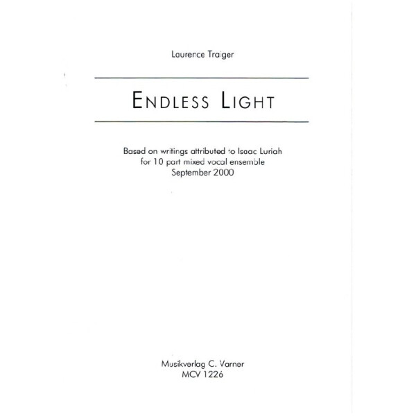 Endless Light für gem Chor a cappella