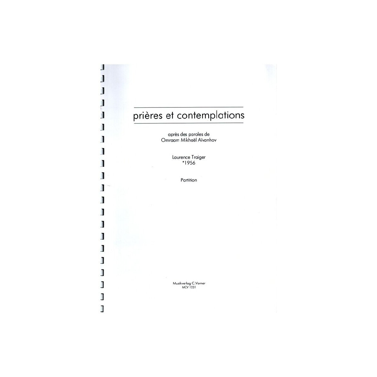 Prières et contemplations: f&uuml box