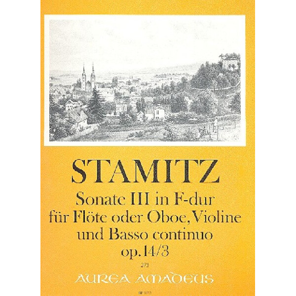 Sonate F-Dur op.14,3 für Flöte