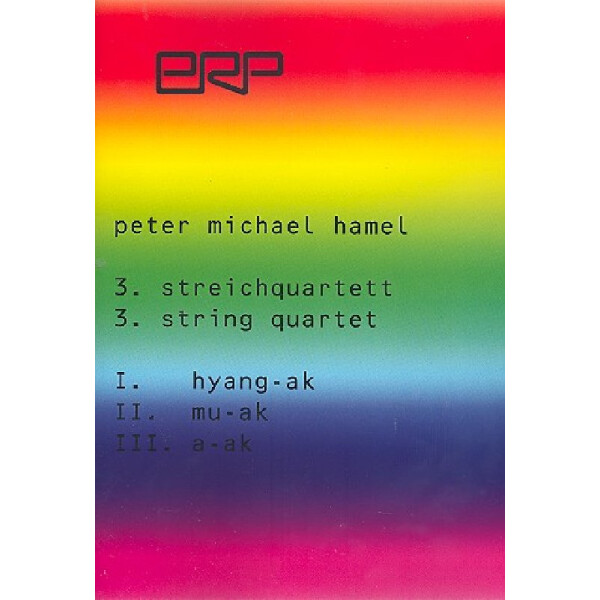 Streichquartett Nr.3 für 2 Violinen, Viola und