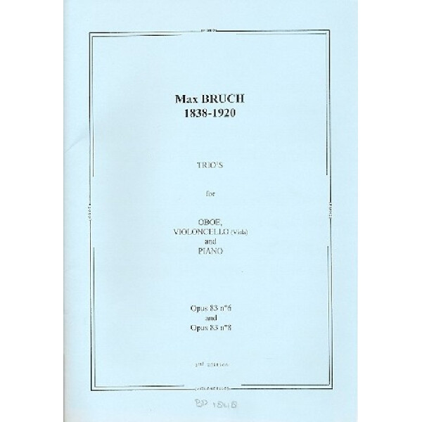 2 Trios op.83 Nrs.6+8 für Oboe, Violoncello (Viola)
