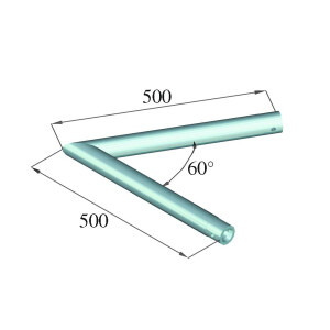 Alutruss Dekolock DQ1-SC20 2-Weg-Ecke 60° sw