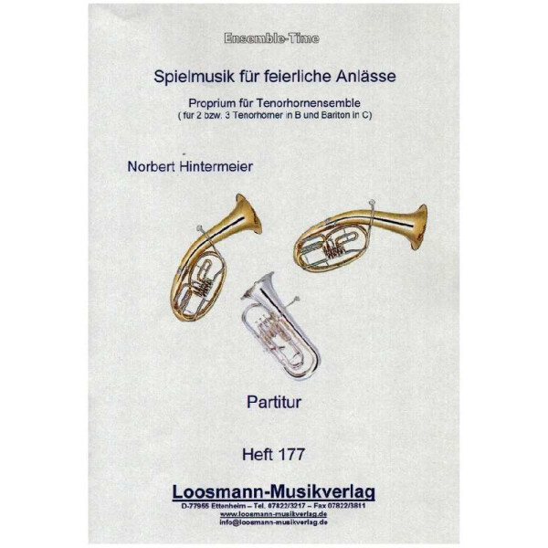 Spielmusik für feierliche Anlässe