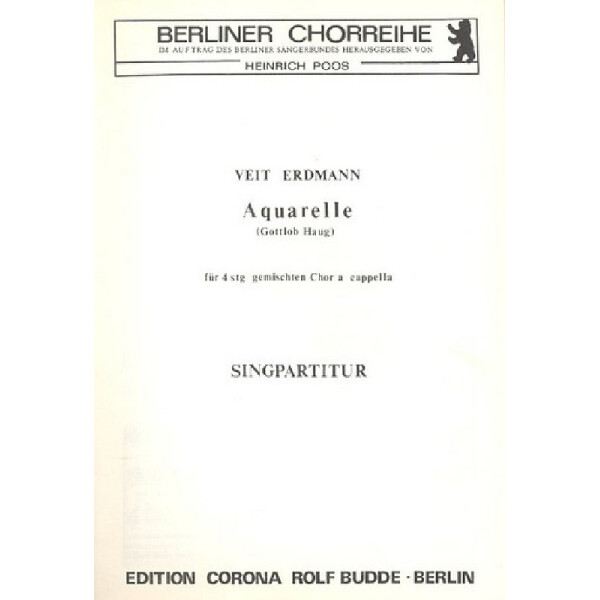 Aquarelle für gem Chor