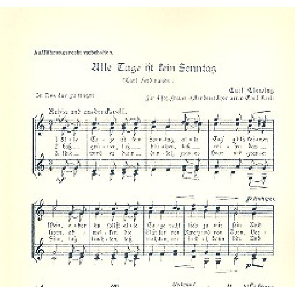 Alle Tage ist kein Sonntag