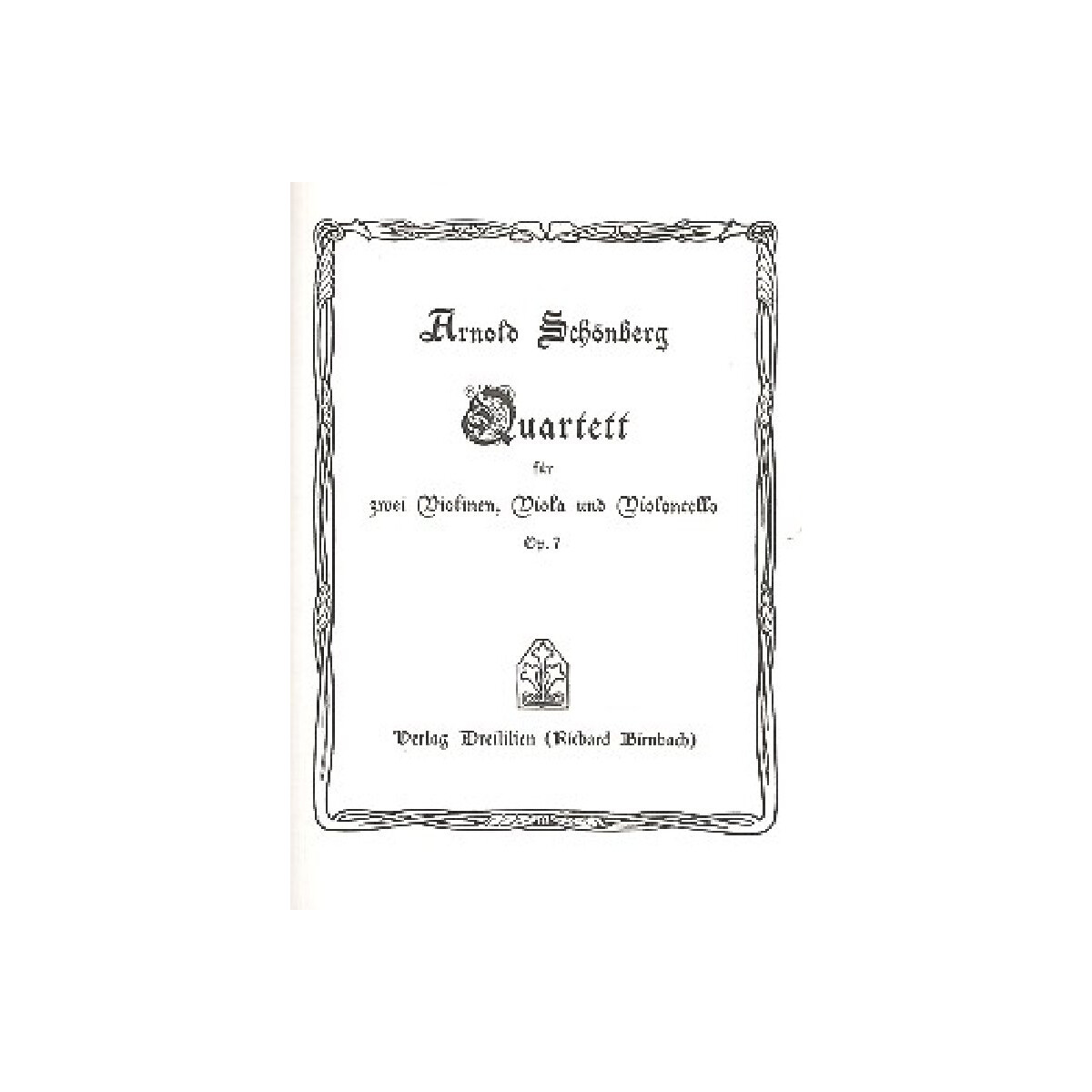 Streichquartett op.7 box