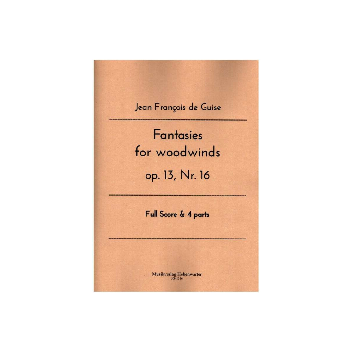 Fantasies for woodwinds op.13 Nr.16 box