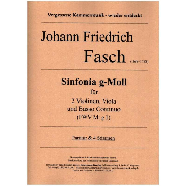 Sinfonia g-Moll FWV M:g1