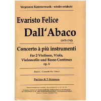 Concerti à più instrumenti op.6 Band 1 (Nr.1-4)