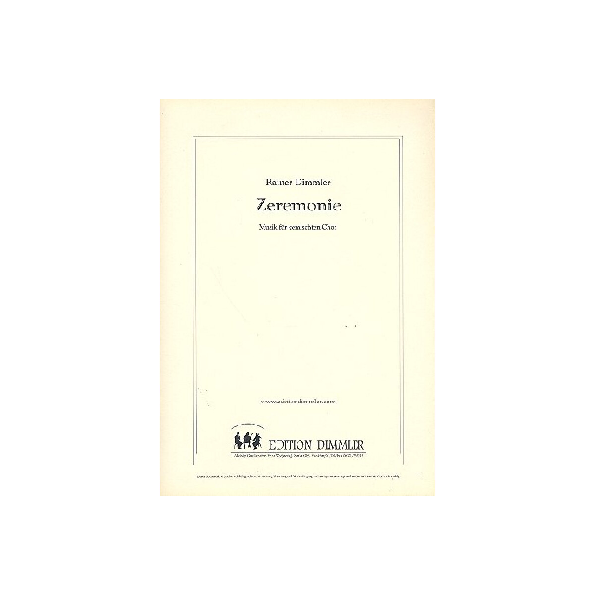 Zeremonie für gem Chor (SSTT)