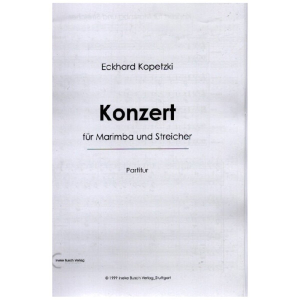 Konzert für Marimba und Streicher