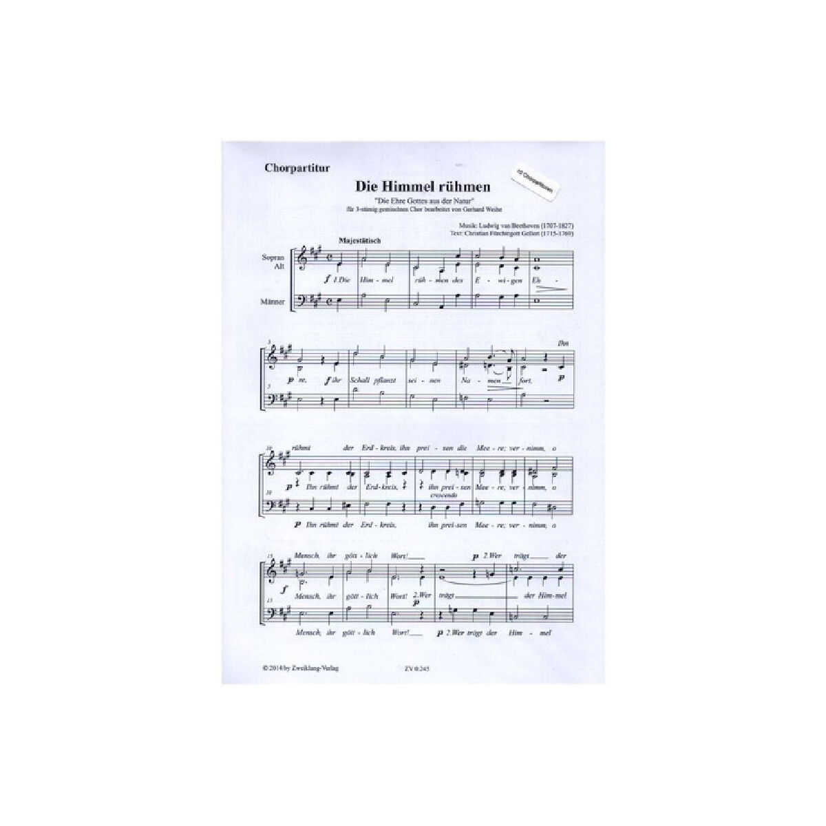 Die Himmel r&uuml;hmen