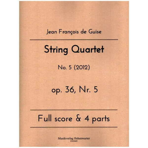 String Quartet op.36 Nr.5