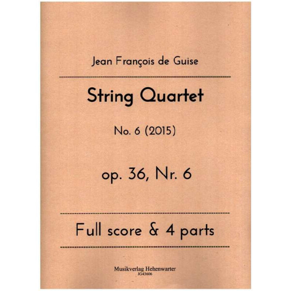 String Quartet op.36 Nr.6