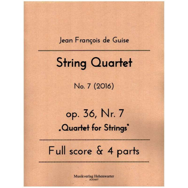 String Quartet op.36 Nr.7