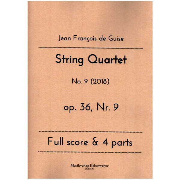 String Quartet op.36 Nr.9