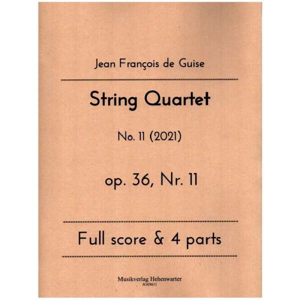 String Quartet op.36 Nr.11