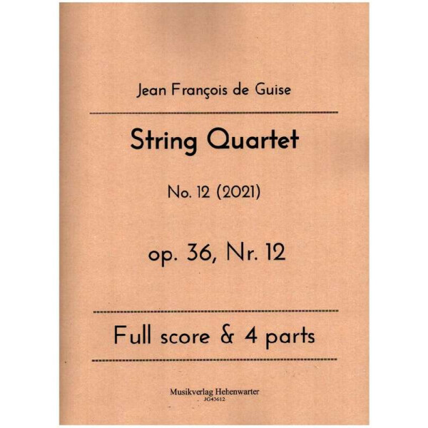 String Quartet op.36 Nr.12