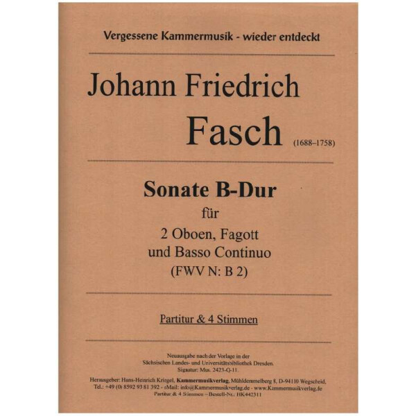 Sonate B-Dur (FWV N: B2)