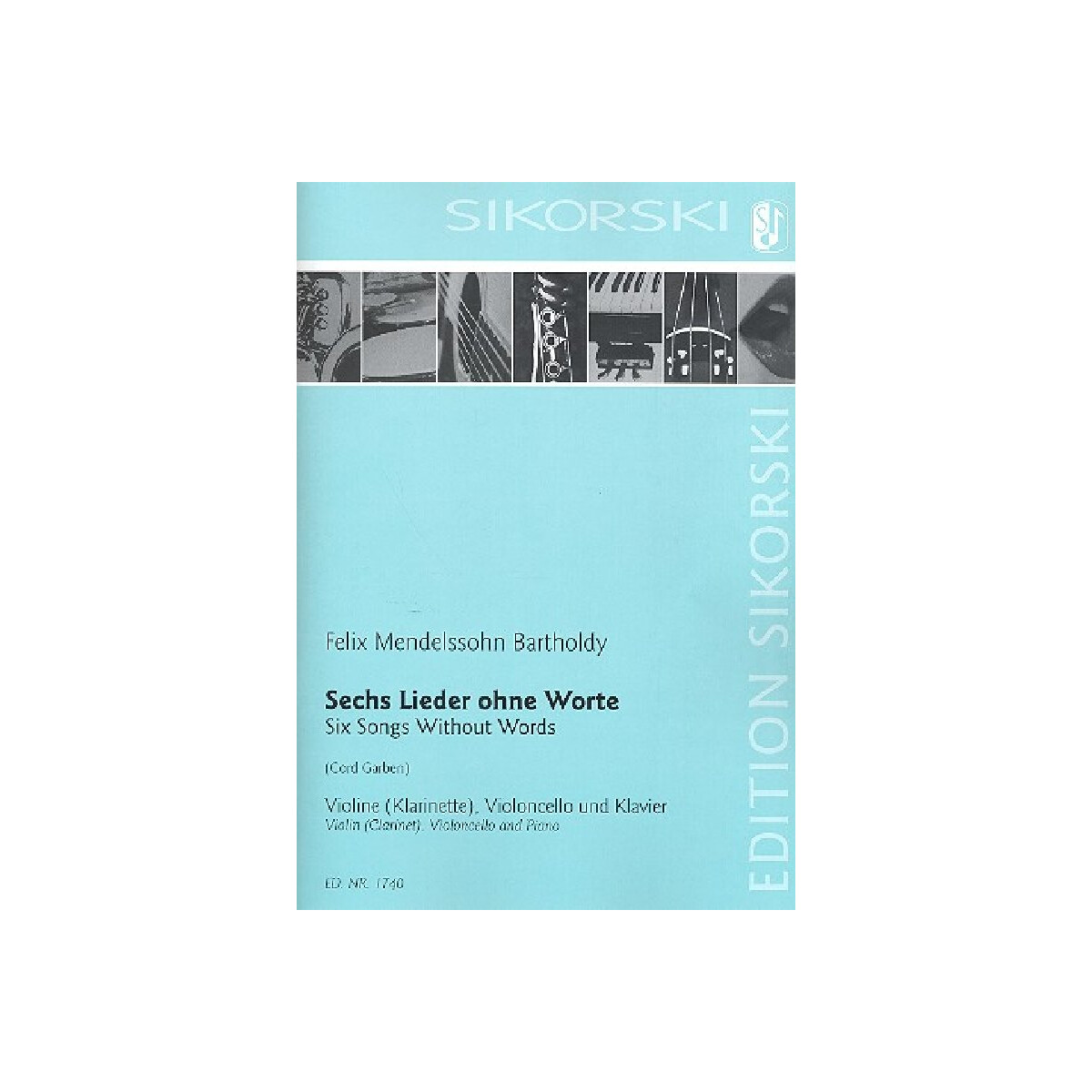 6 Lieder ohne Worte für Violine (Kl box