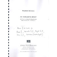 Die verkaufte Braut für Bläser-