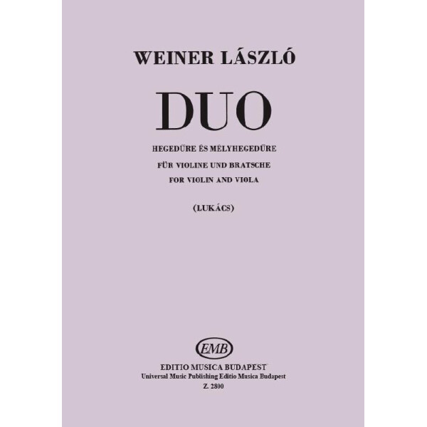Duo für Violine und Viola