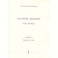 2 Psalms for mixed chorus, orchestra