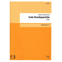 6 Streichquartette Band 1 (Nr.1-3)