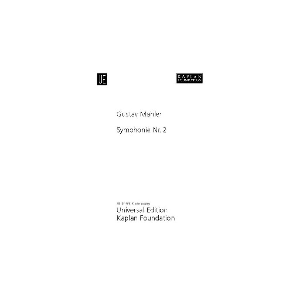 Sinfonie c-Moll Nr.2 für Soli, gem  box