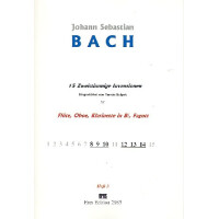 15 zweistimmige Inventionen Band 3