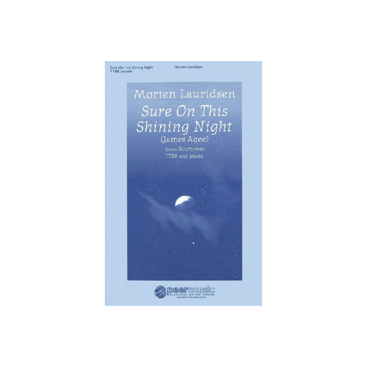 Sure on this shining Night