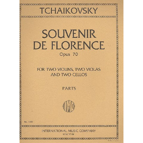 Souvenir de Florence op.70 for