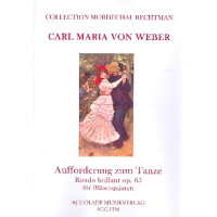 Aufforderung zum Tanz op.65 für Flöte,