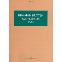 Saint Nicholas op.42 für Tenor,