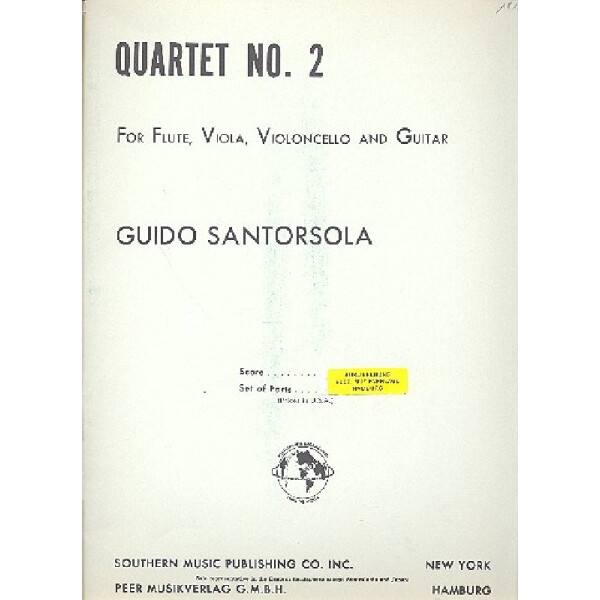 Quartet no.2 for flute, viola,