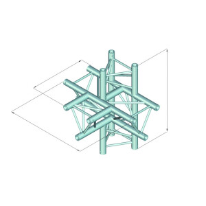 Alutruss Dekolock DQ3-PAT51 5-Weg Ecke \/