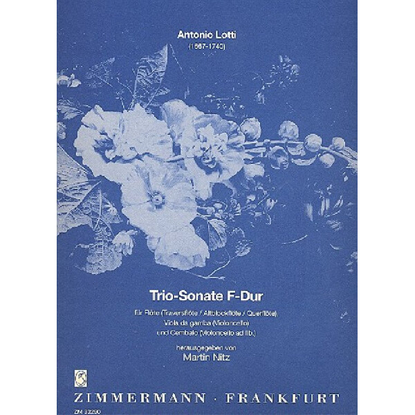 Triosonate F-Dur für Flöte,